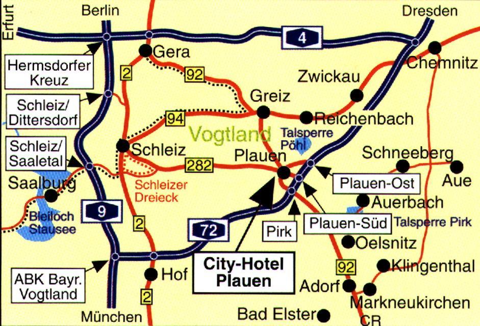 City-Hotel Plauen Exterior foto